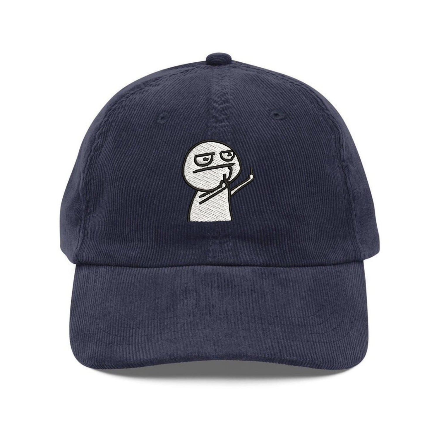 Custom Embroidered Funny Meme Hat - Sarcastic Middle Finger Guy Cap