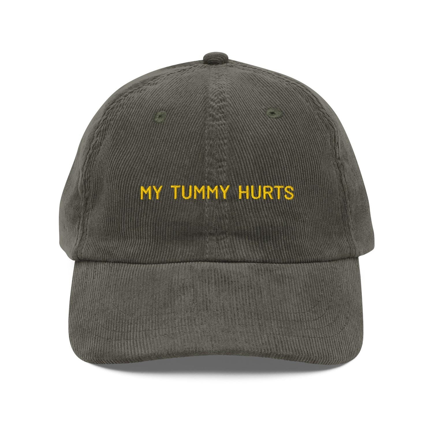Custom Embroidered Funny My Tummy Hurts Hat