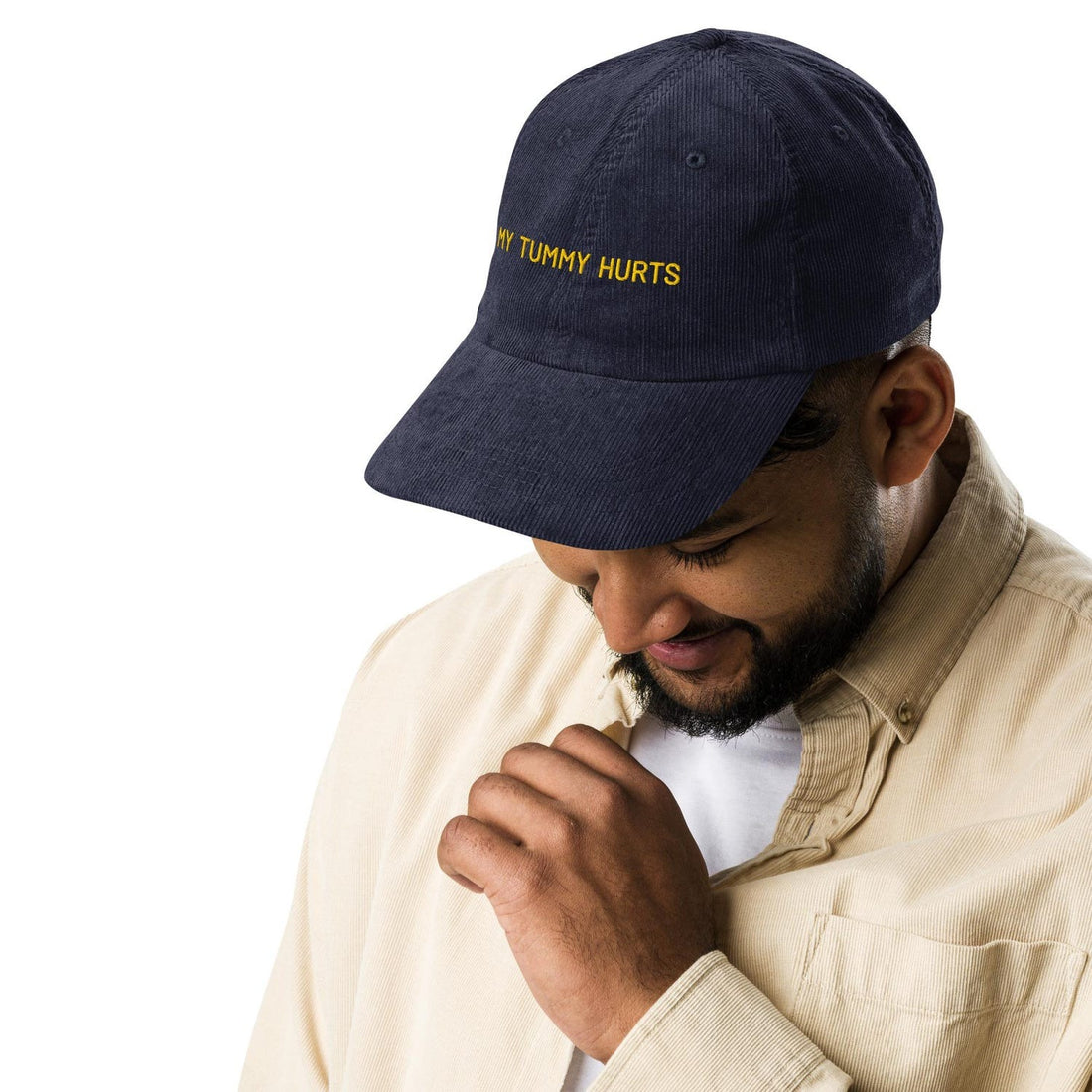 Custom Embroidered Funny My Tummy Hurts Hat