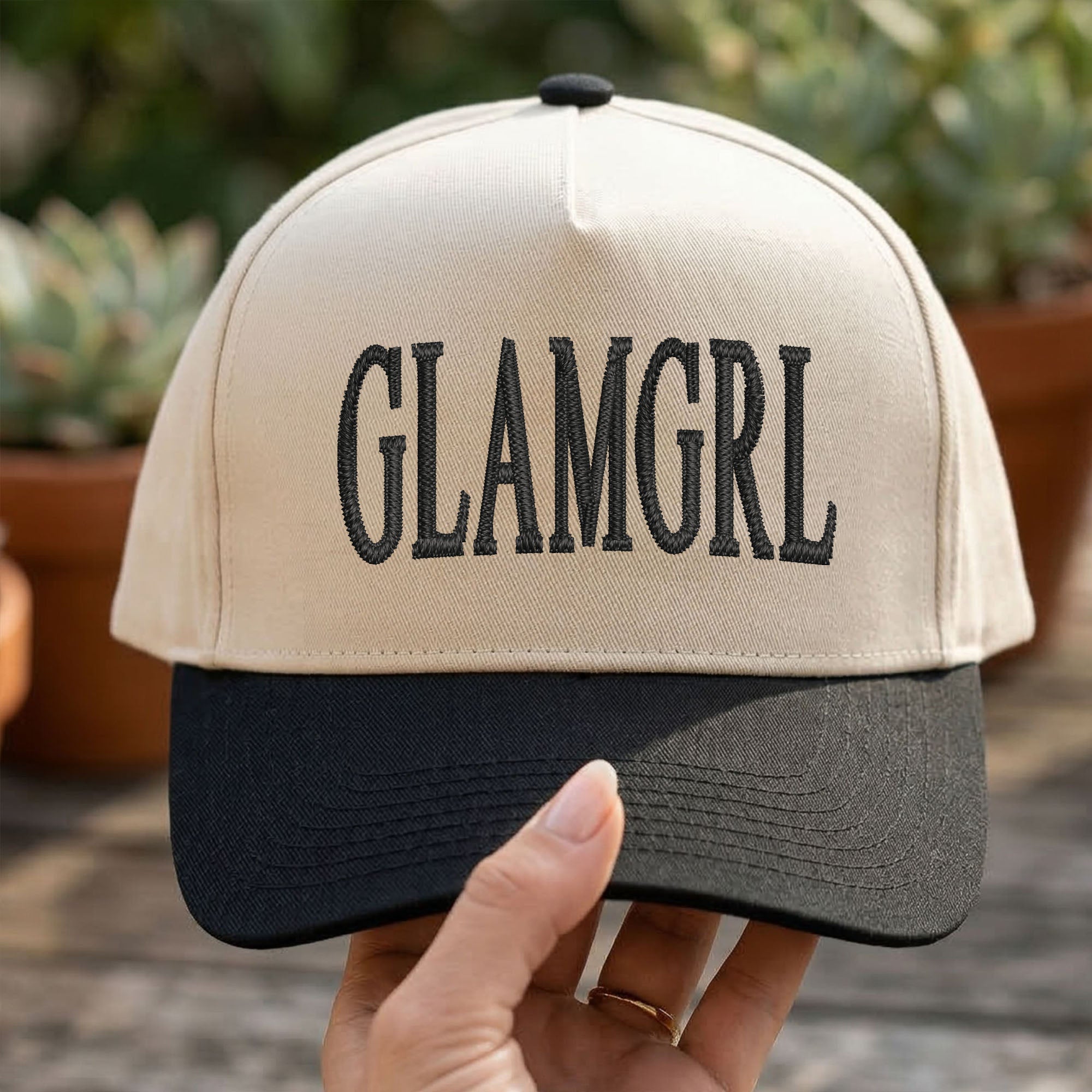 Custom Embroidered GLAMGRL Snapback Hat