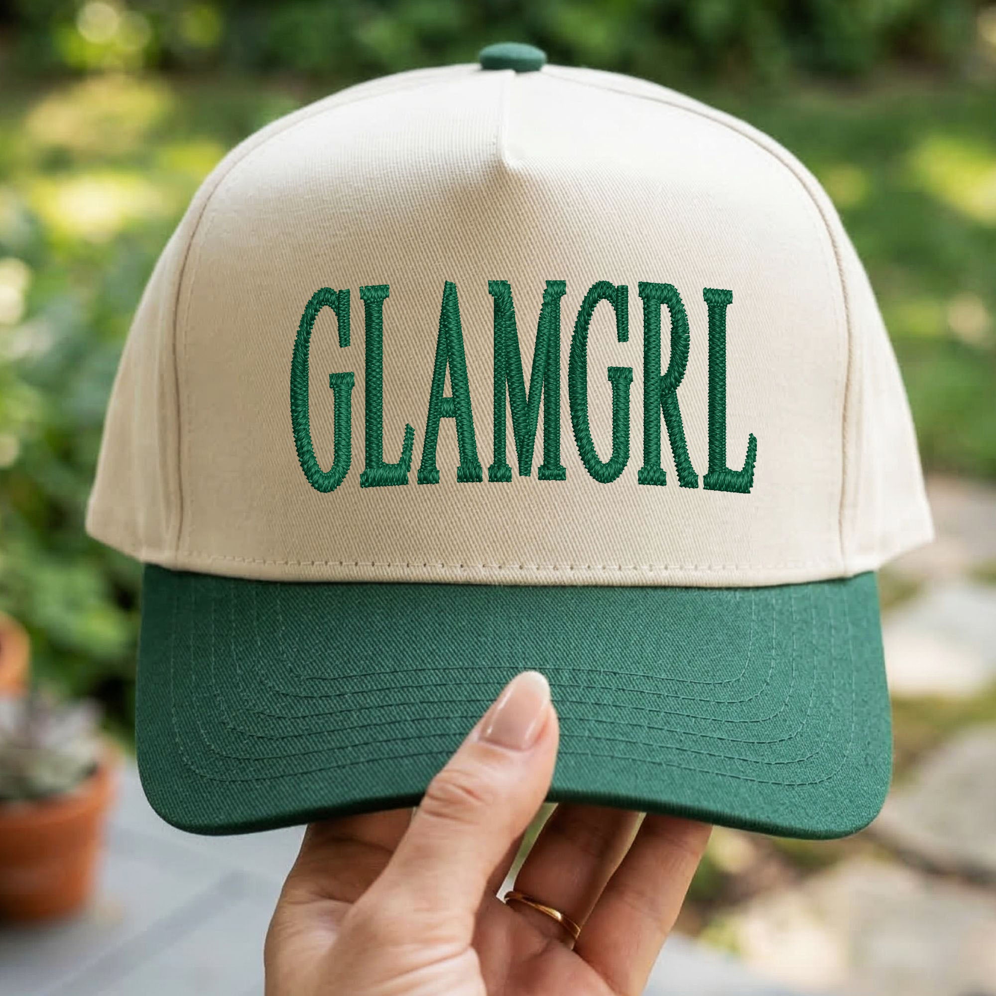 Custom Embroidered GLAMGRL Snapback Hat
