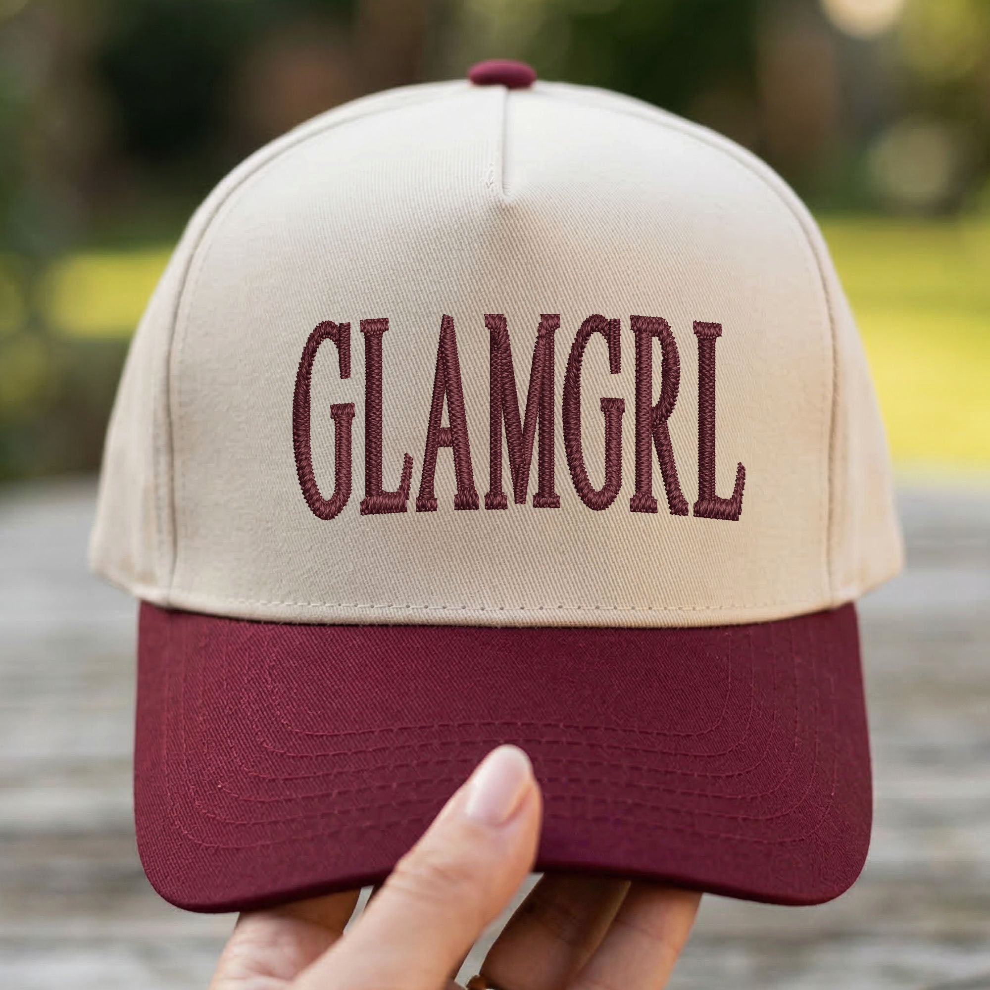 Custom Embroidered GLAMGRL Snapback Hat