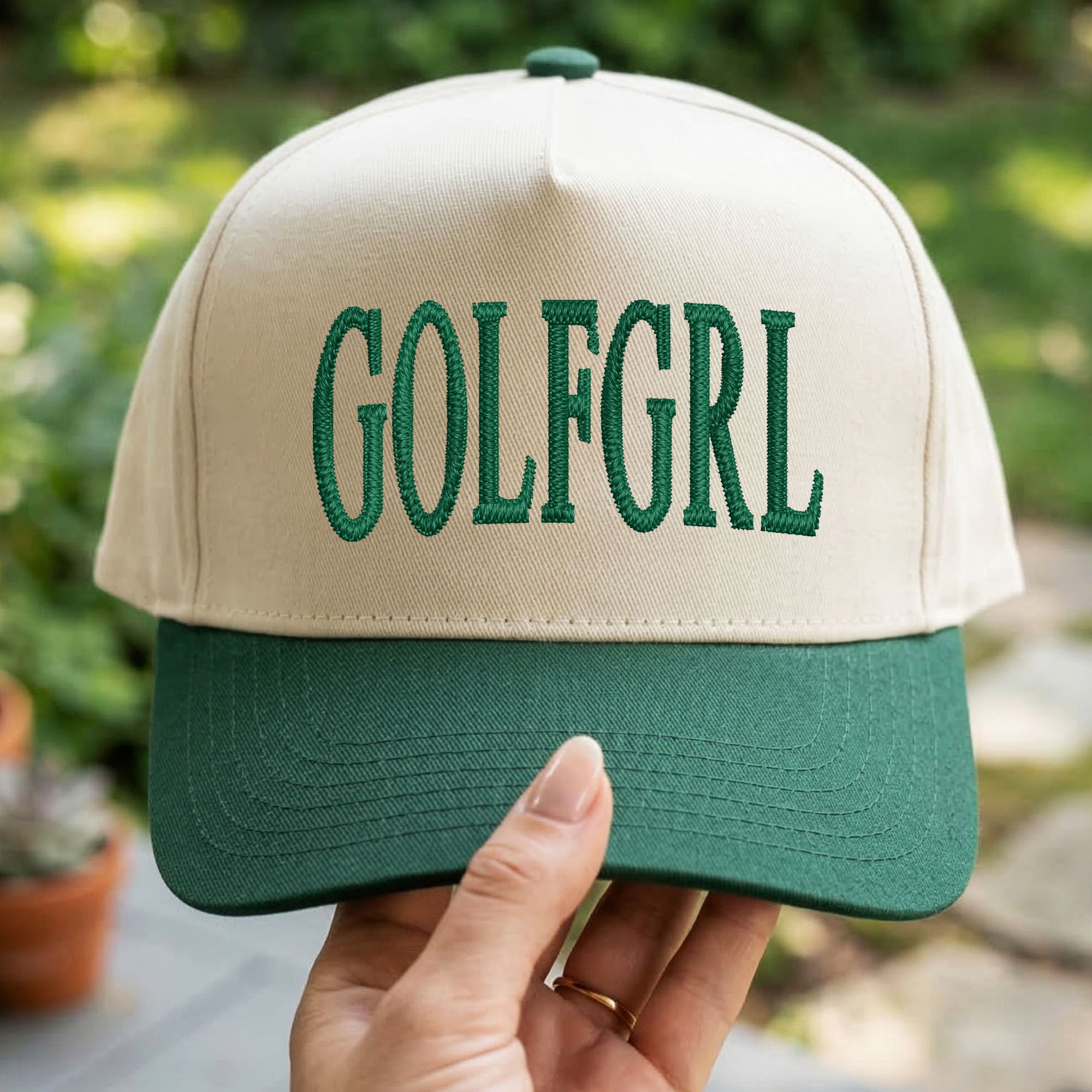 Custom Embroidered GOLFGRL Snapback Hat