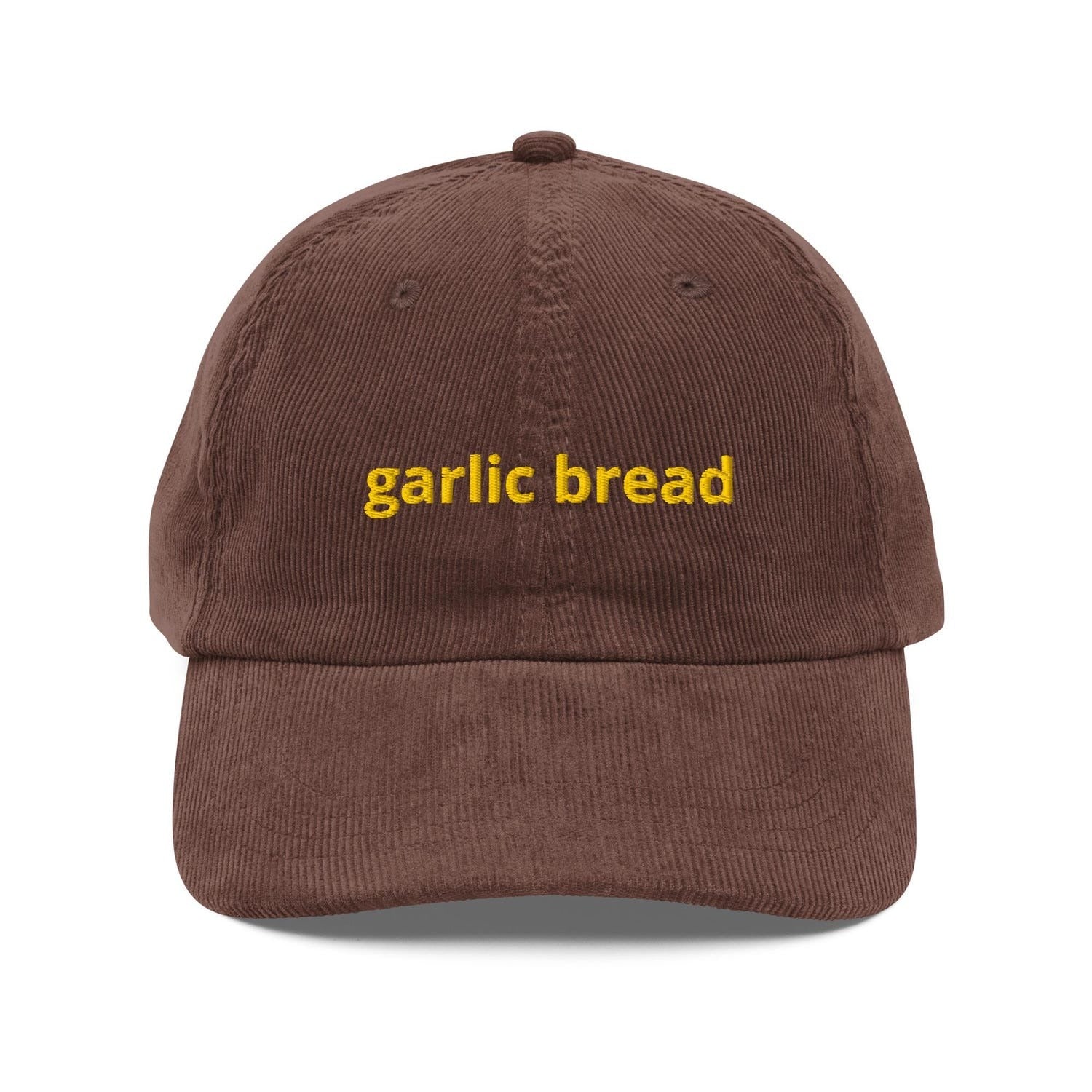 Custom Embroidered Garlic Bread Enthusiast Hat