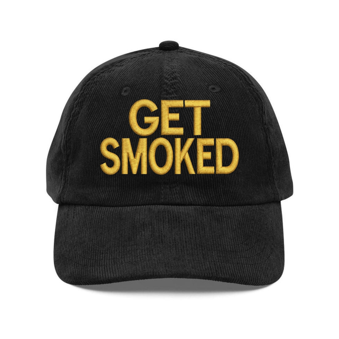 Custom Embroidered Get Smoked Hat - Custom Streetwear Vintage Cap