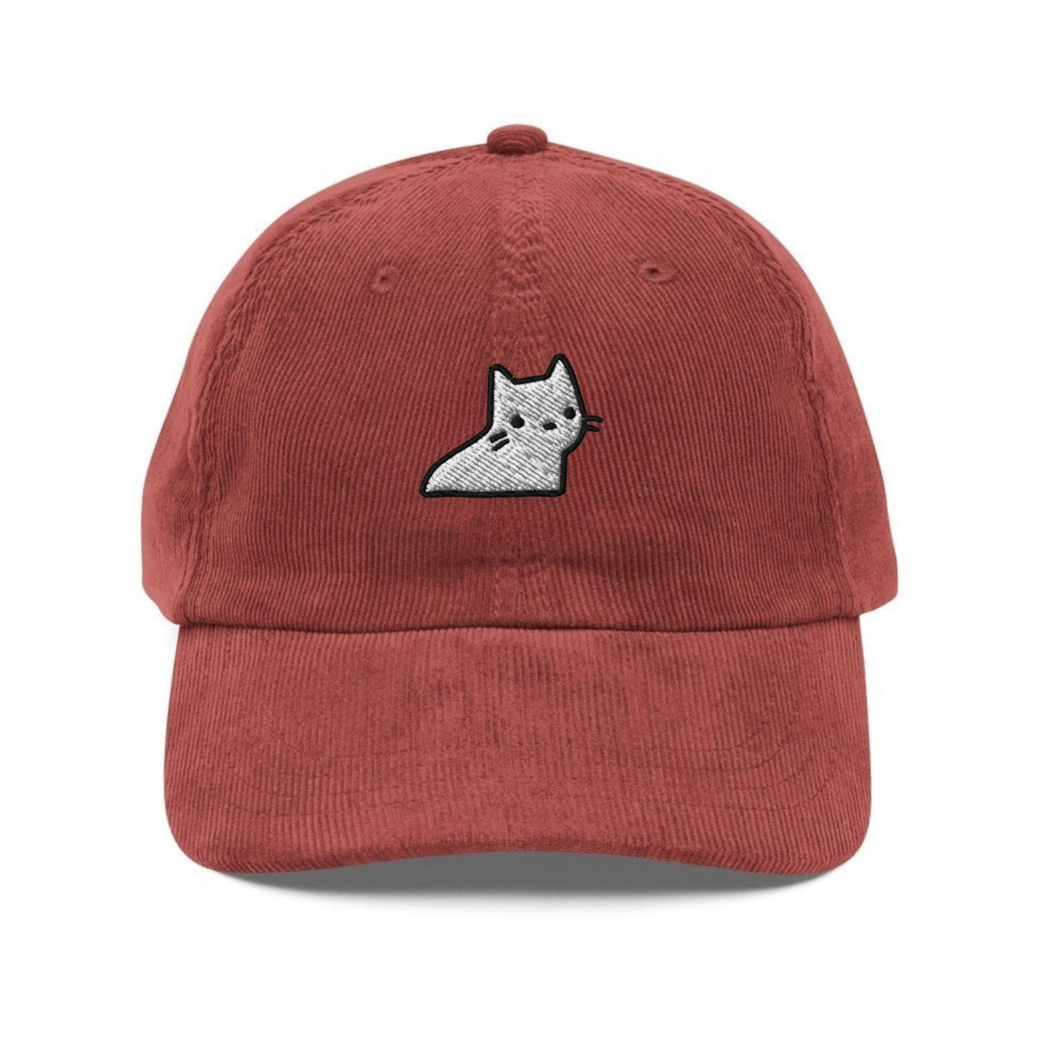 Custom Embroidered Ghost Cat Hat