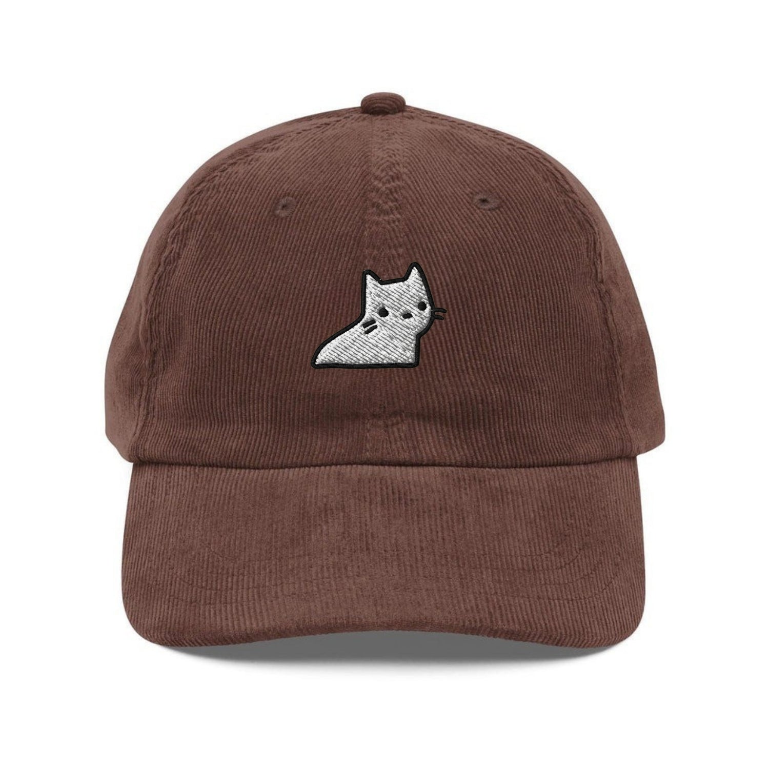 Custom Embroidered Ghost Cat Hat