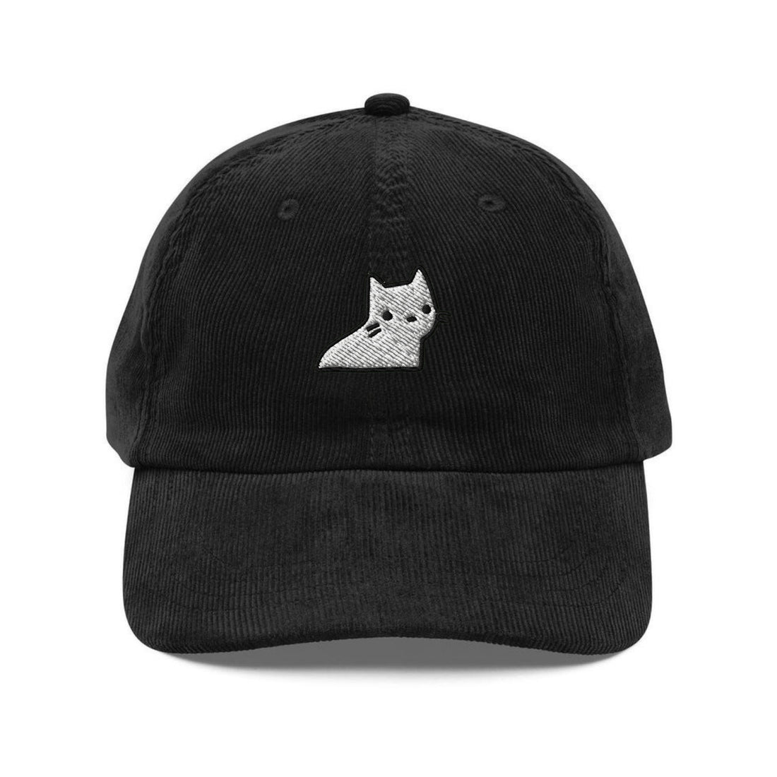 Custom Embroidered Ghost Cat Hat