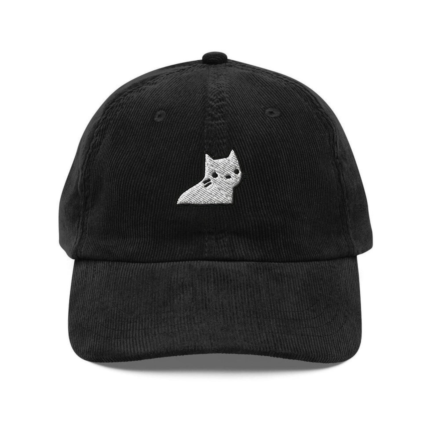 Custom Embroidered Ghost Cat Hat