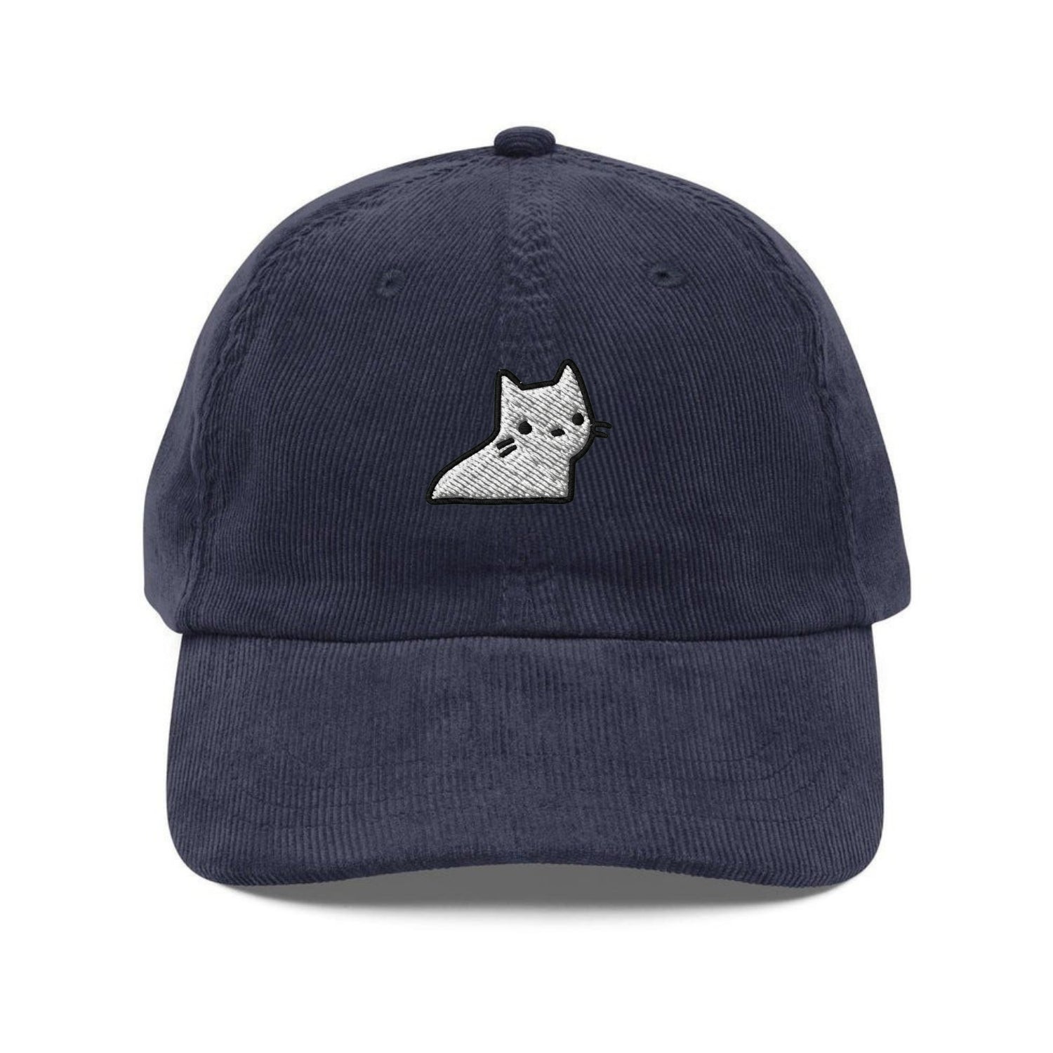 Custom Embroidered Ghost Cat Hat