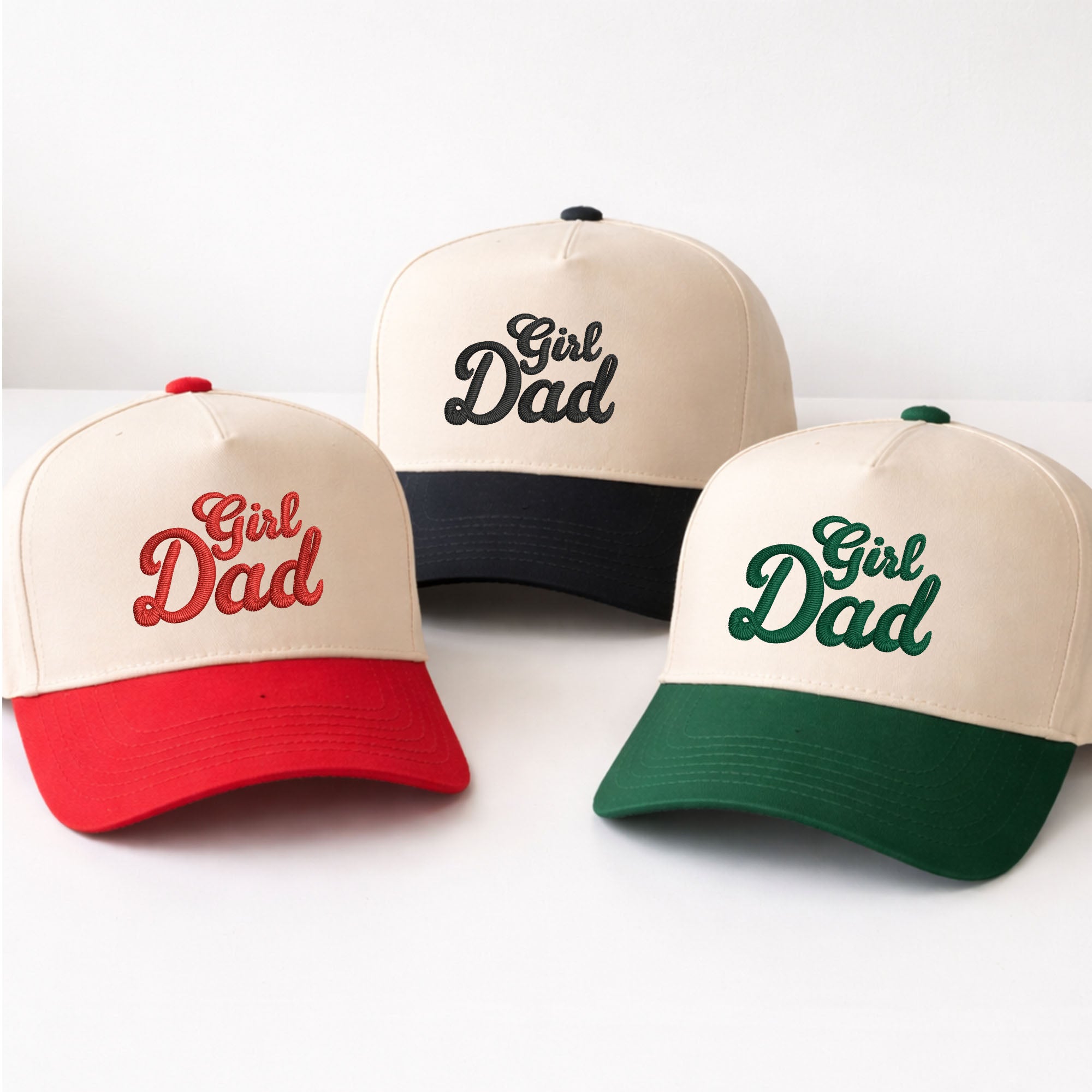 Custom Embroidered Girl Dad Snapback Hat