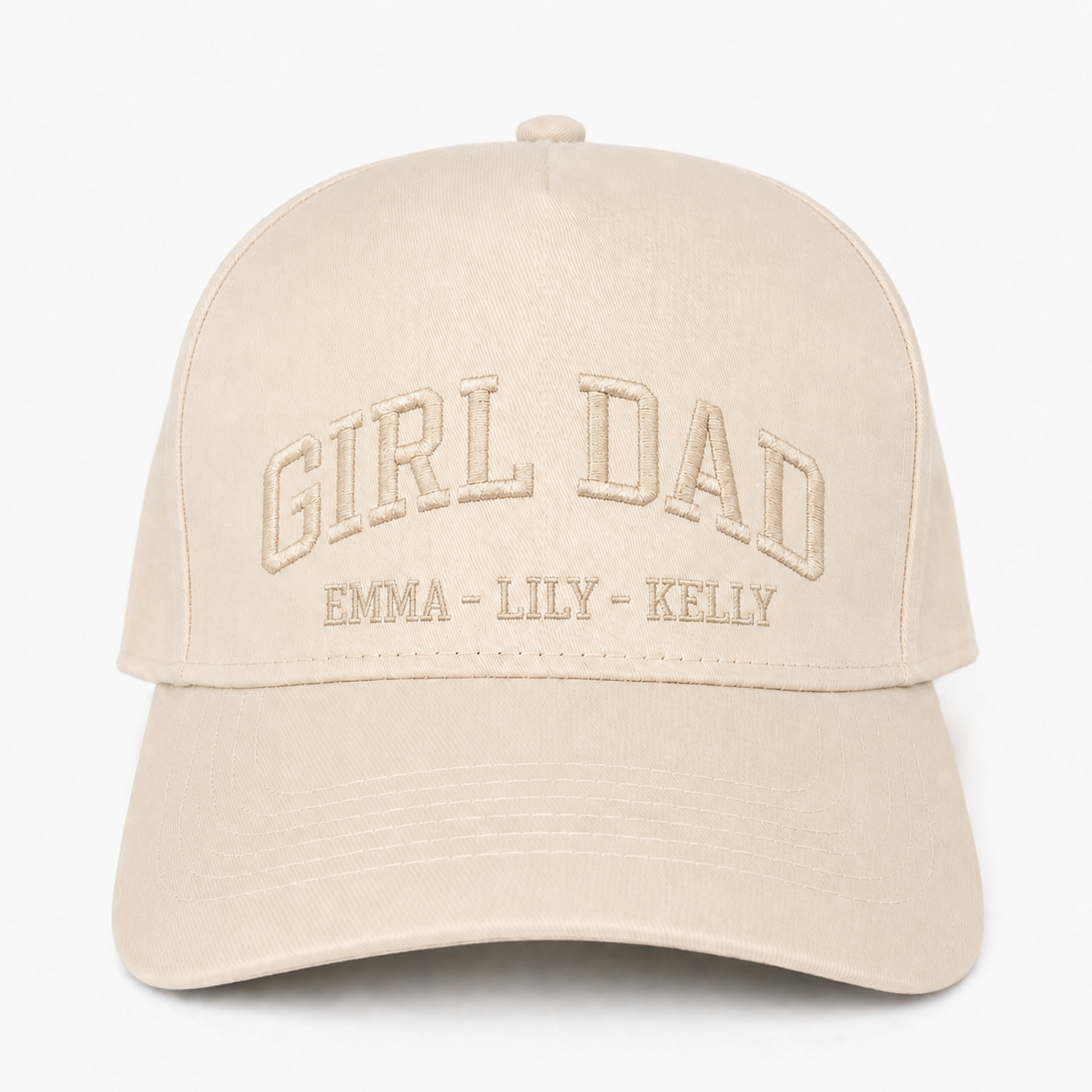 Custom Embroidered Girl Dad Snapback Hat – Personalized Dad Gift Cap