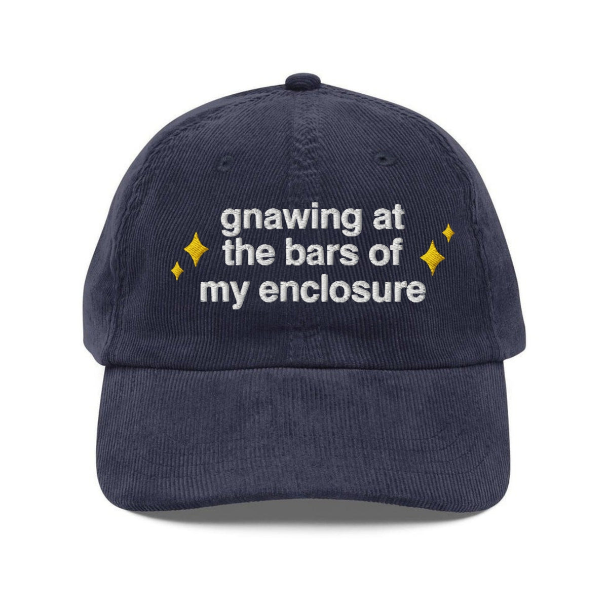 Custom Embroidered Gnawing at The Bars Hat