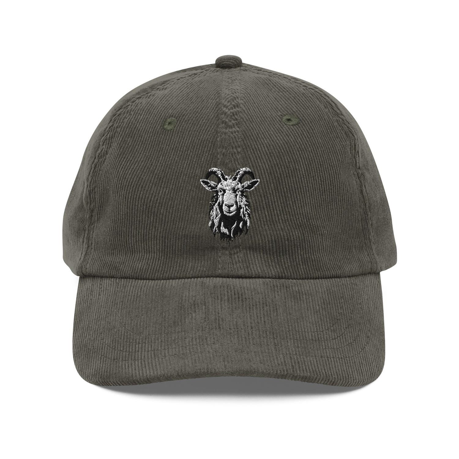 Custom Embroidered Goat Head Hat