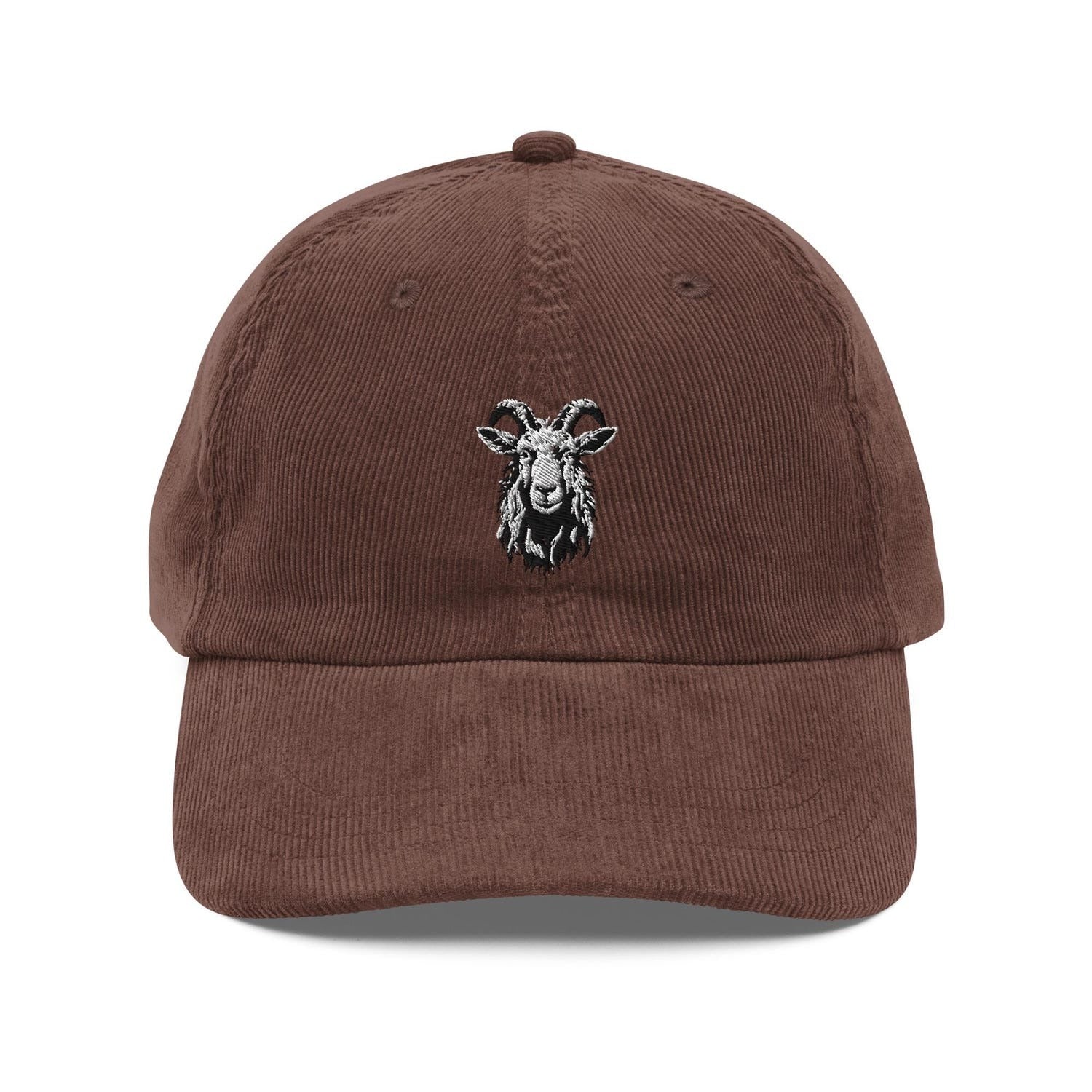 Custom Embroidered Goat Head Hat