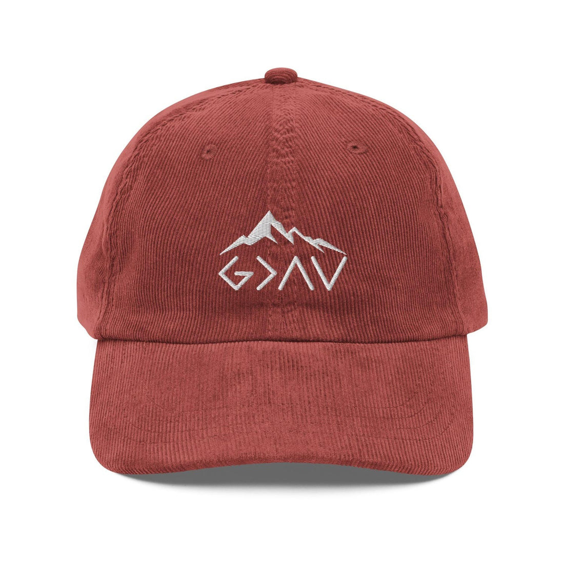 Custom Embroidered God is Greater Than The Highs and Lows Distressed Hat