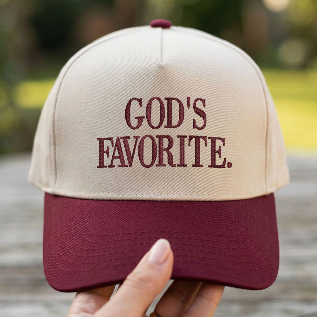 Custom Embroidered God's Favorite Snapback Hat