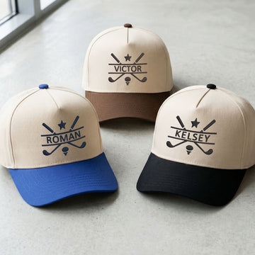 Custom Embroidered Golf Snapback Hat