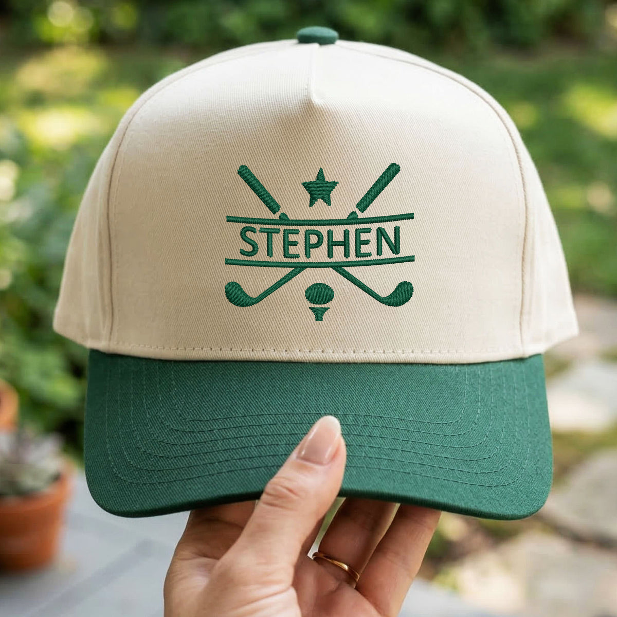 Custom Embroidered Golf Snapback Hat
