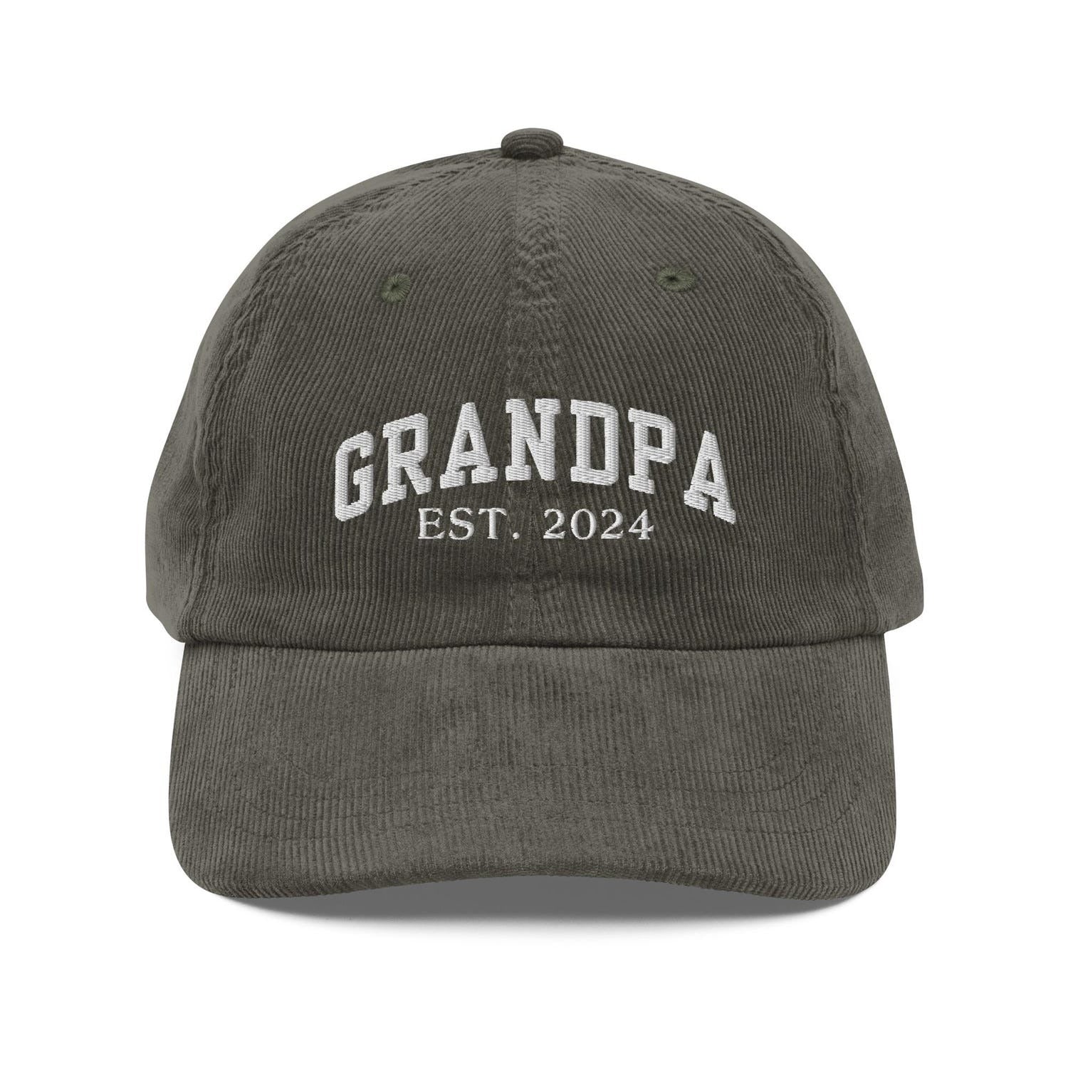 Custom Embroidered Grandpa EST. 2024 Hat