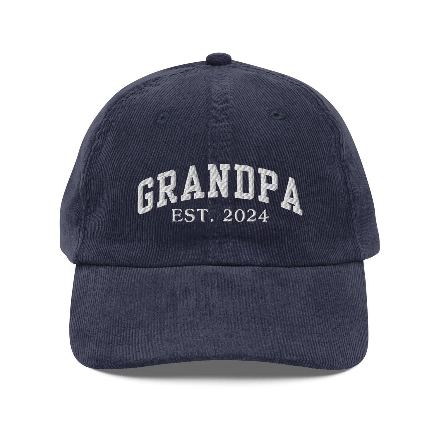 Custom Embroidered Grandpa EST. 2024 Hat