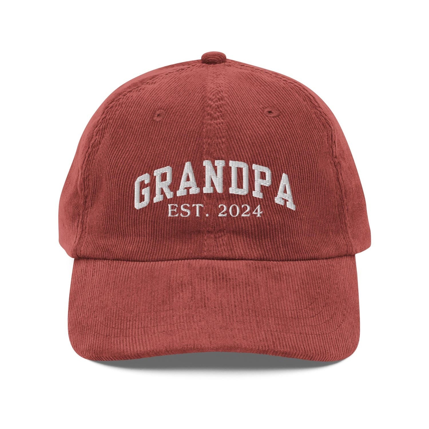 Custom Embroidered Grandpa EST. 2024 Hat