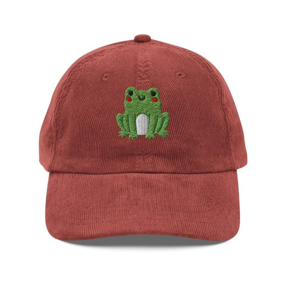 Custom Embroidered Green Frog Hat