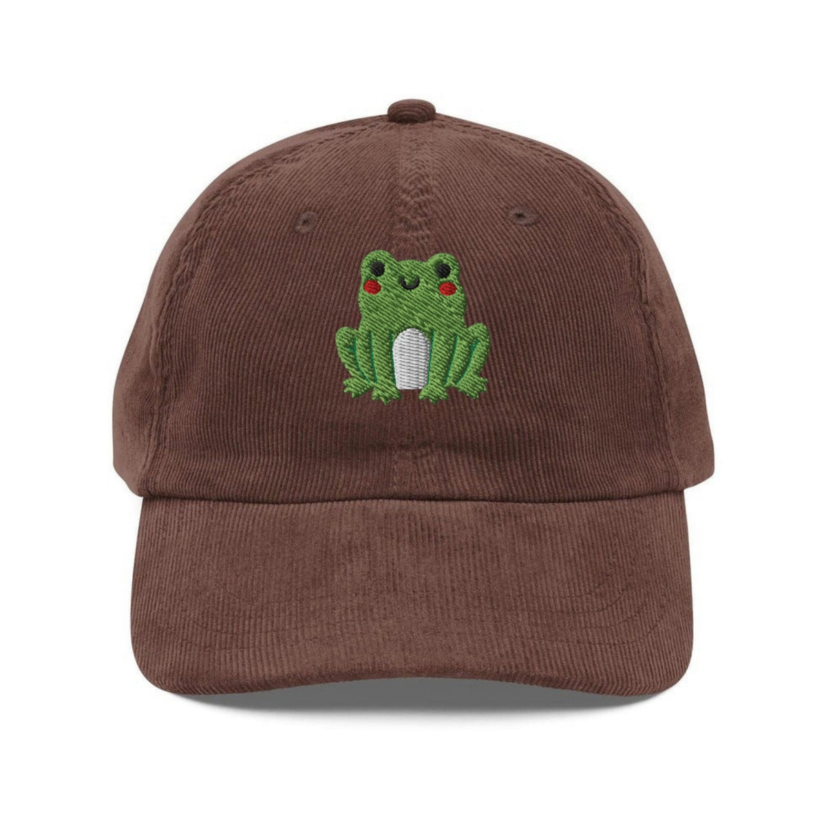 Custom Embroidered Green Frog Hat