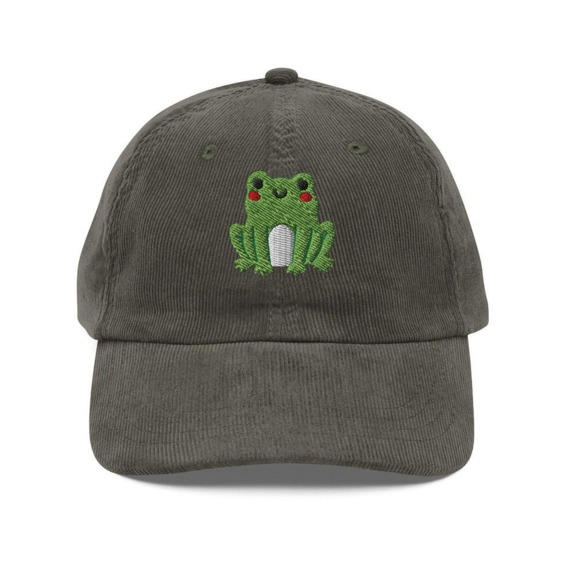 Custom Embroidered Green Frog Hat