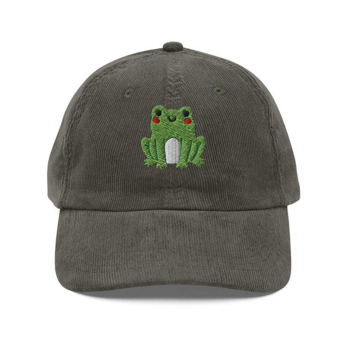 Custom Embroidered Green Frog Hat