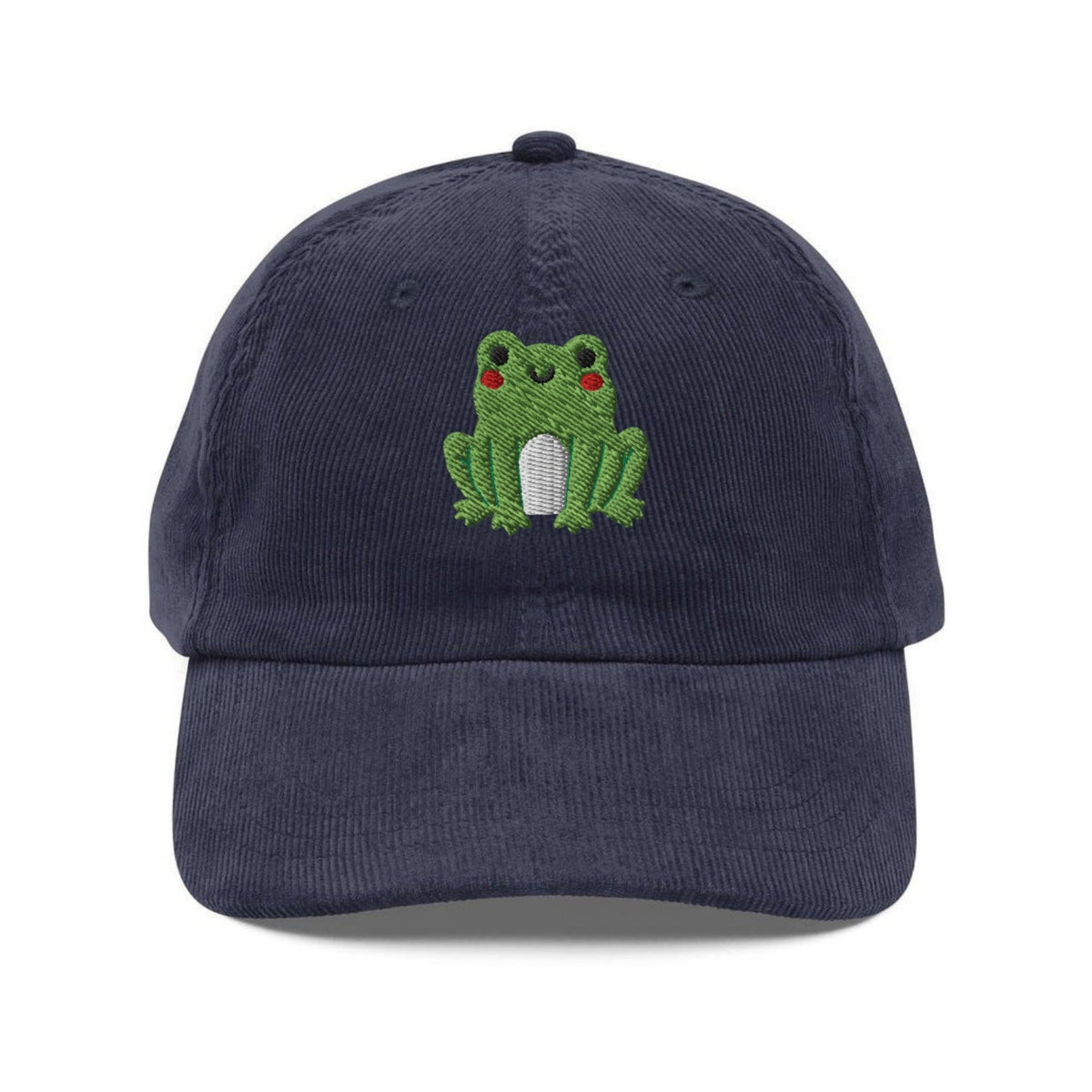 Custom Embroidered Green Frog Hat
