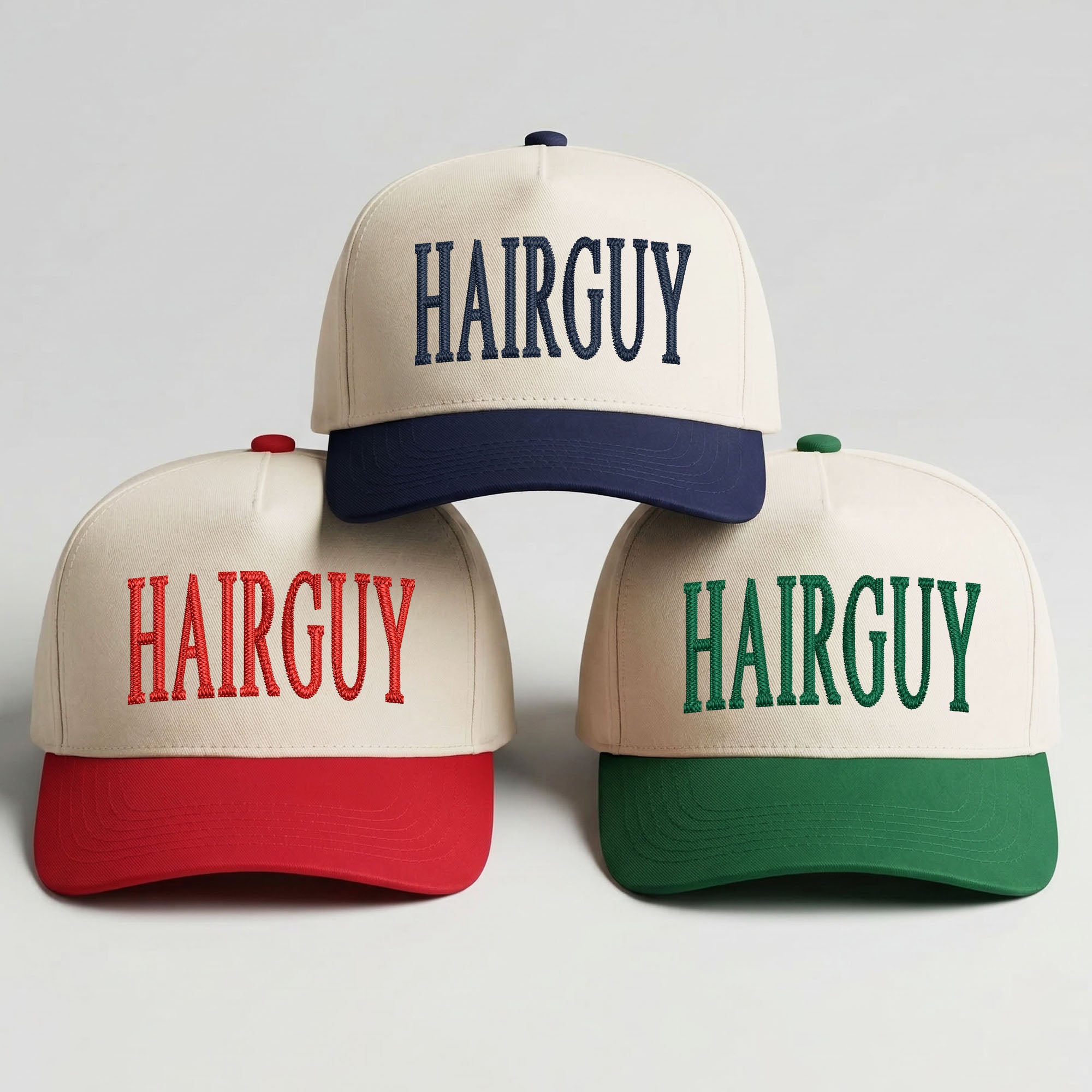 Custom Embroidered HAIRGUY Snapback Hat