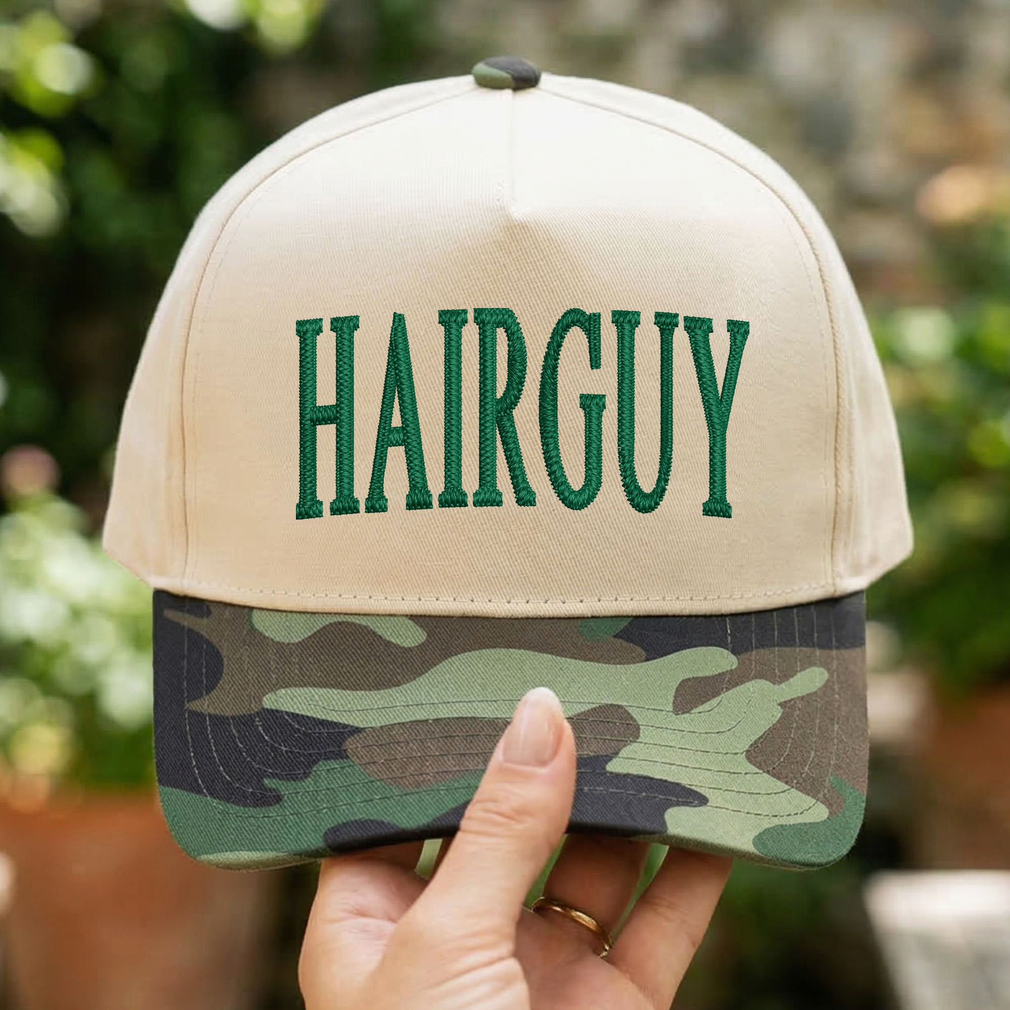 Custom Embroidered HAIRGUY Snapback Hat