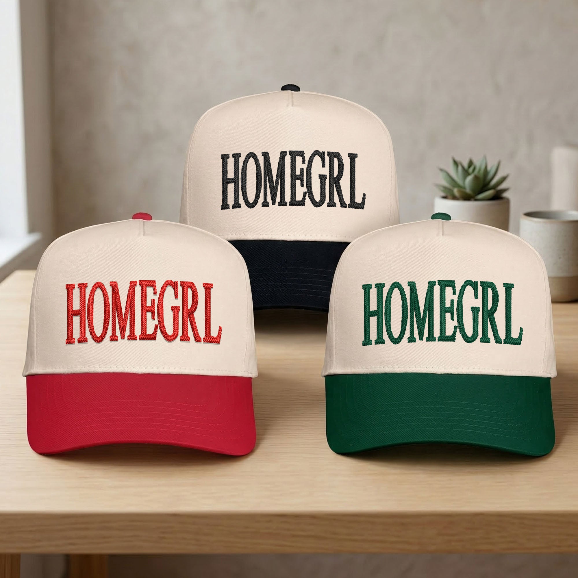 Custom Embroidered HOMEGRL Snapback Hat