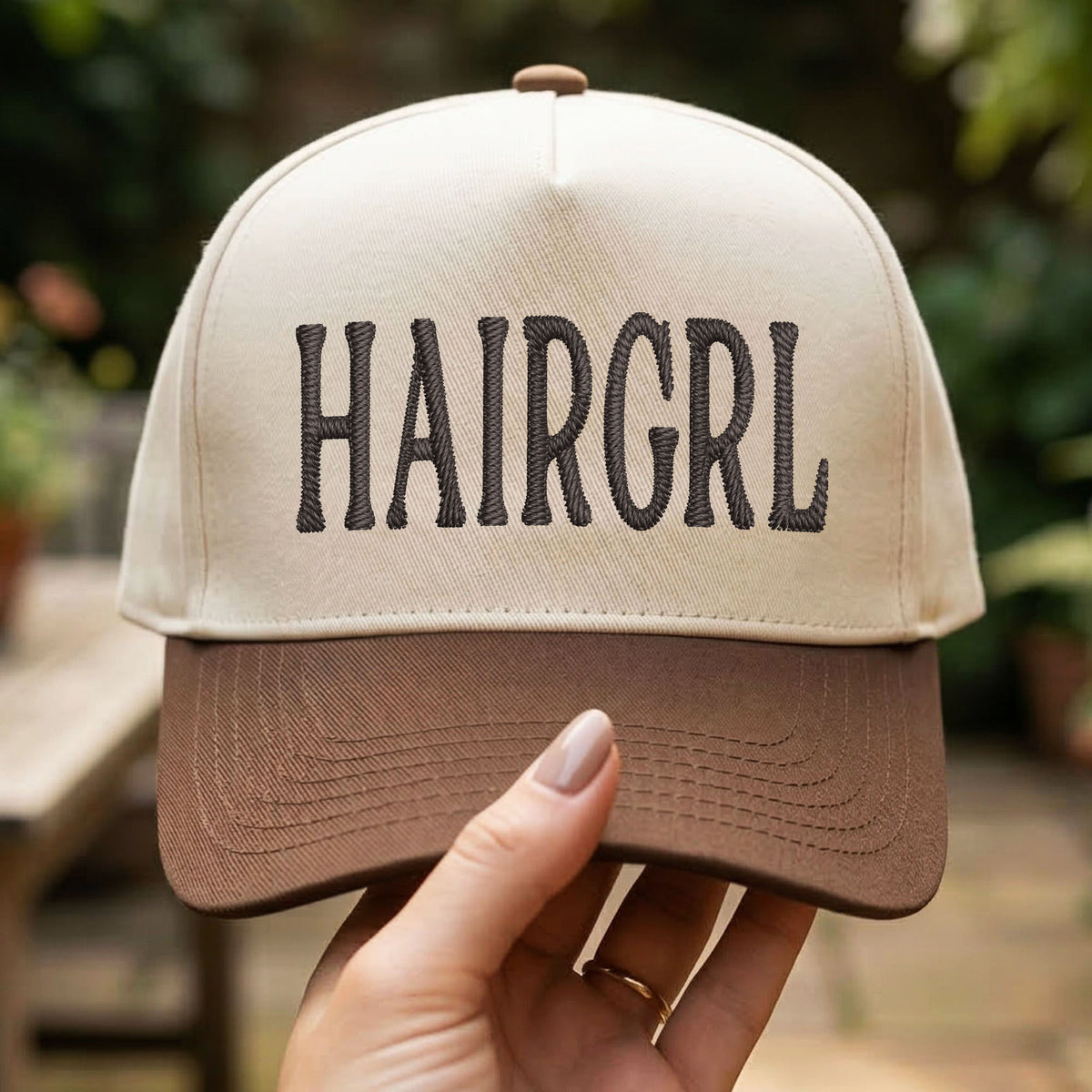 Custom Embroidered Hairgrl Snapback Hat