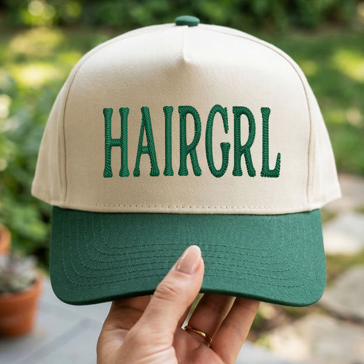 Custom Embroidered Hairgrl Snapback Hat