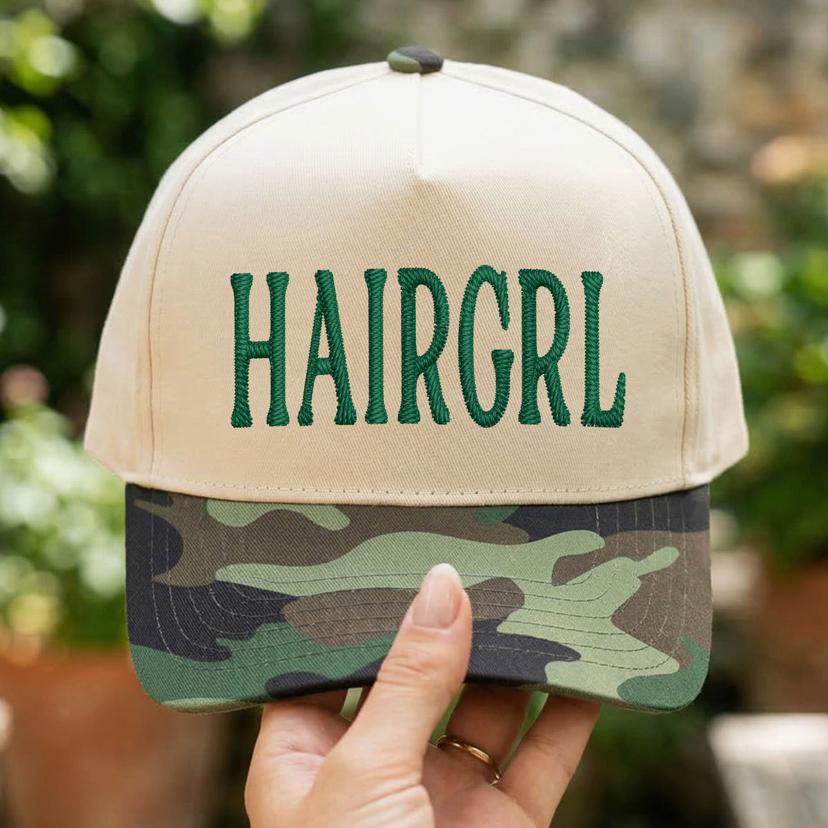Custom Embroidered Hairgrl Snapback Hat