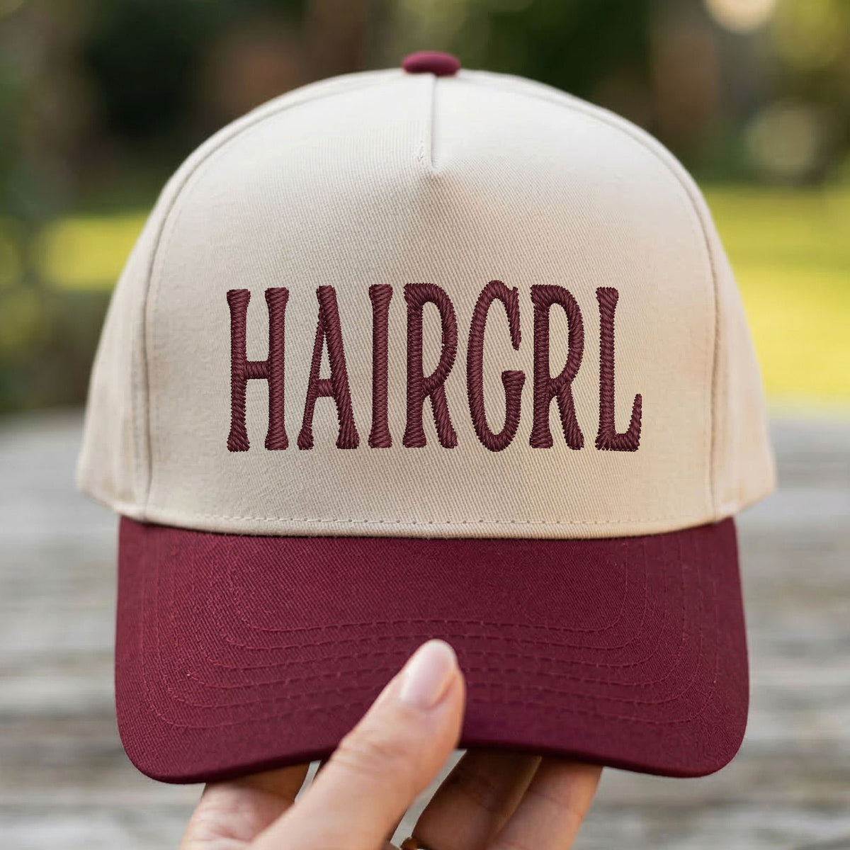 Custom Embroidered Hairgrl Snapback Hat