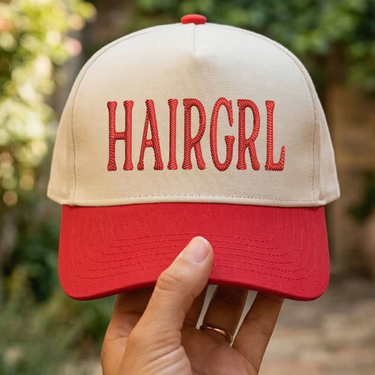 Custom Embroidered Hairgrl Snapback Hat