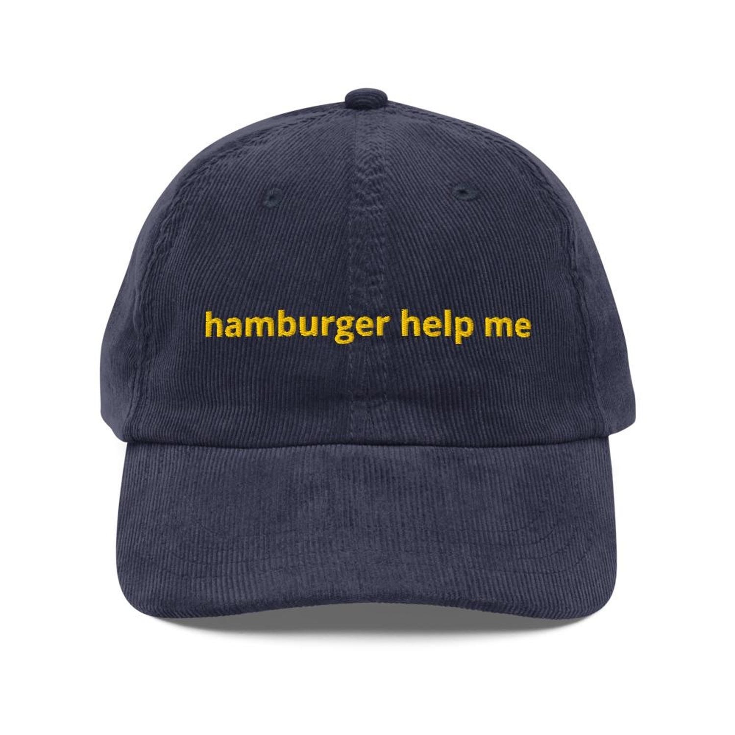 Custom Embroidered Hamburger Help Me Hat