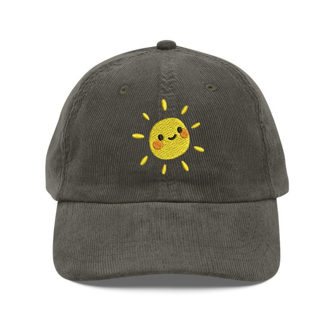 Custom Embroidered Happy Sun Hat - Sunshine Summer Cap