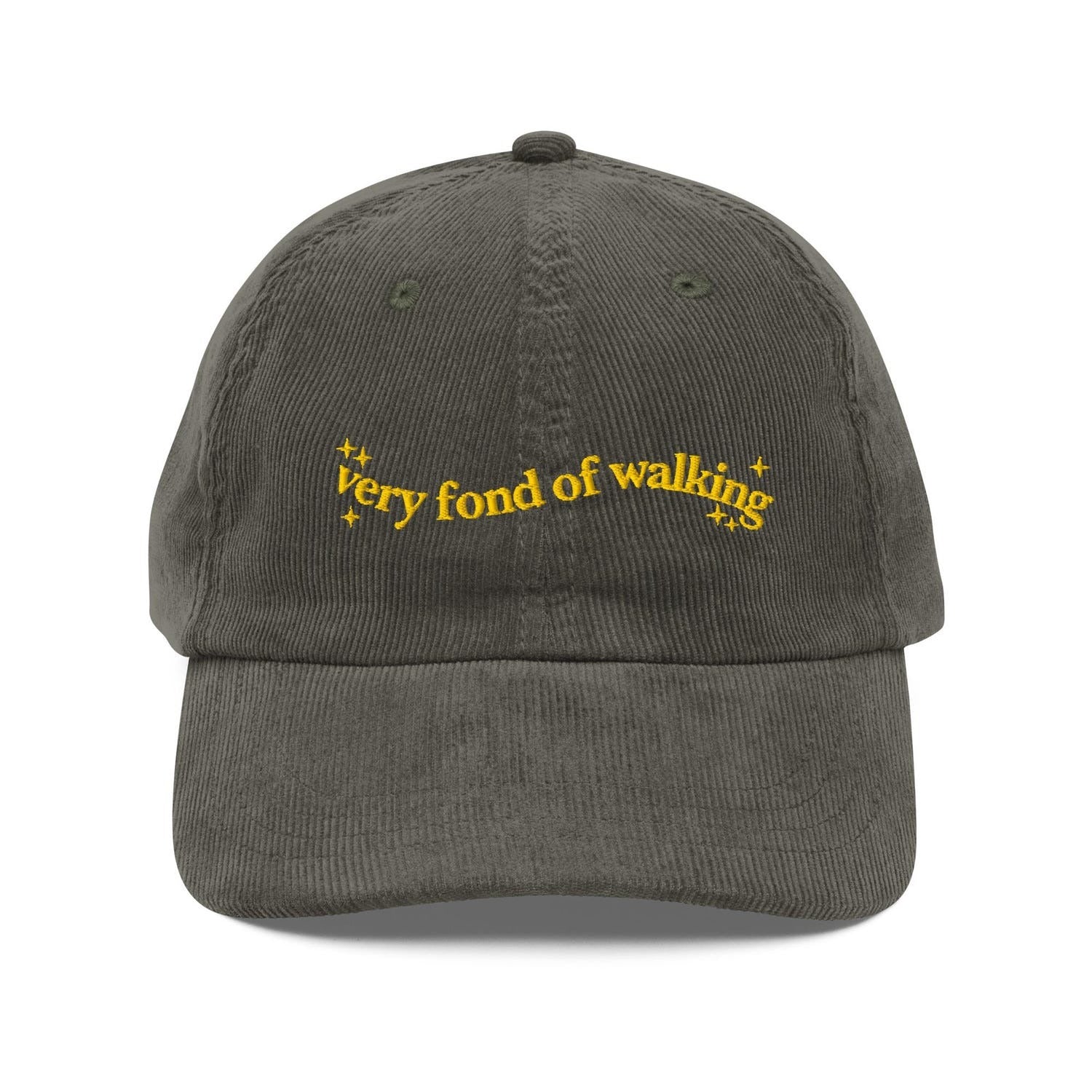 Custom Embroidered Pride & Prejudice Fond of Walking Hat
