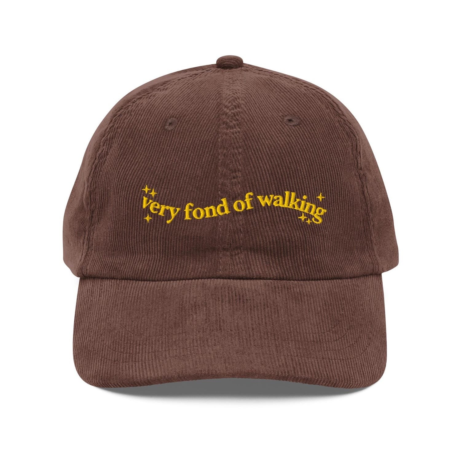 Custom Embroidered Pride & Prejudice Fond of Walking Hat