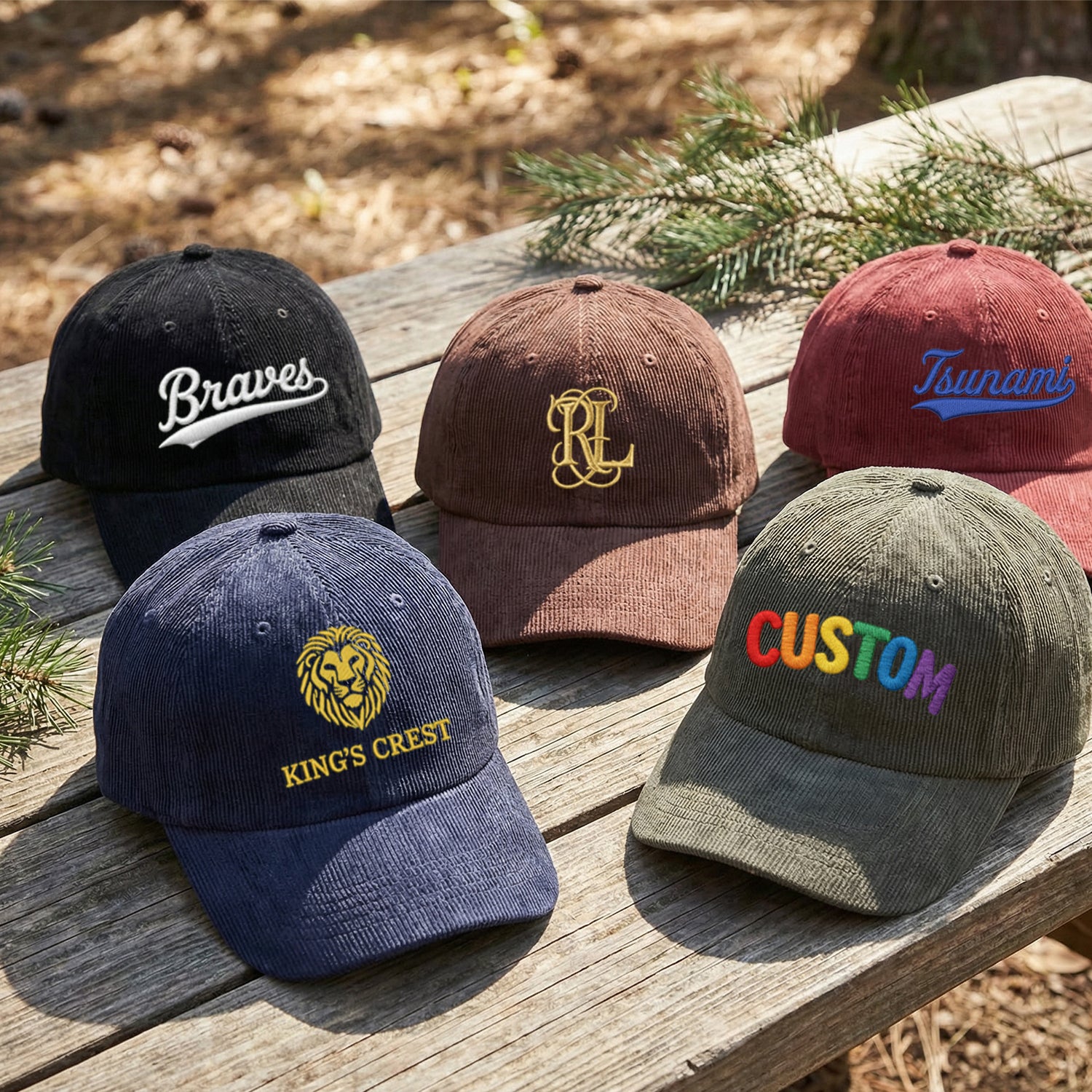 Custom Text Embroidered Hat - Personalized Saying Vintage Dad Cap