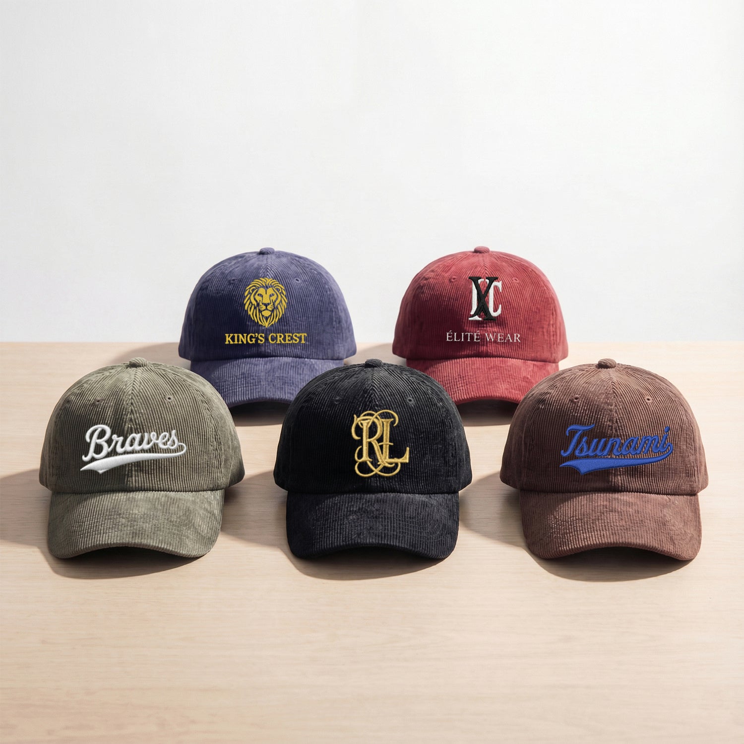 Custom Embroidered Monogram Hat – Personalized Initials Cap