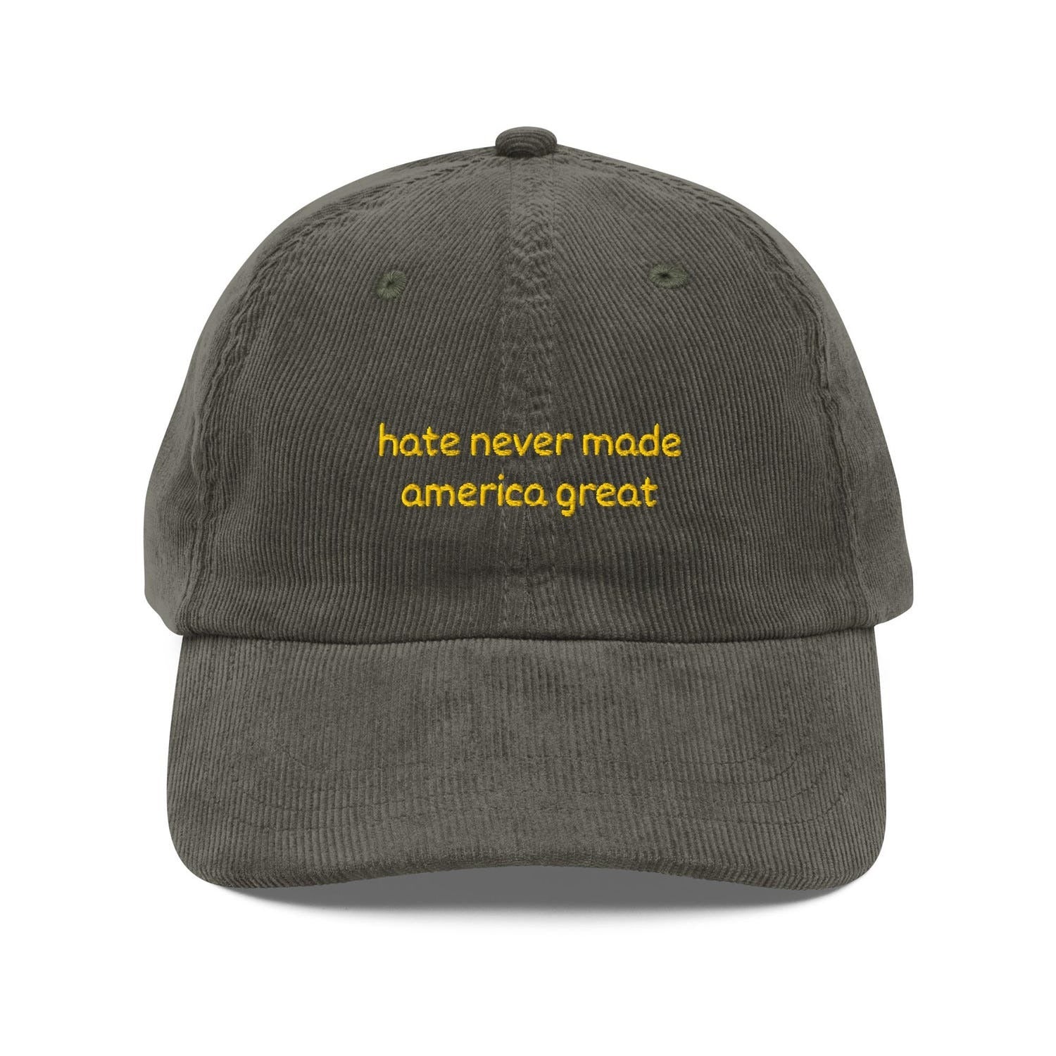 Custom Embroidered Hate Never Made America Great Hat