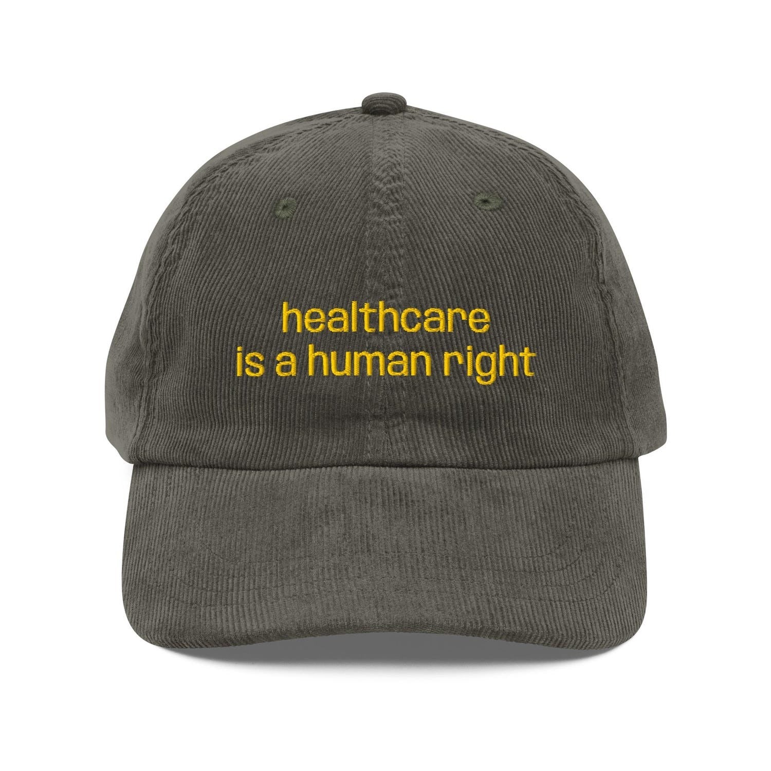 Custom Embroidered Healthcare Is A Human Right Hat