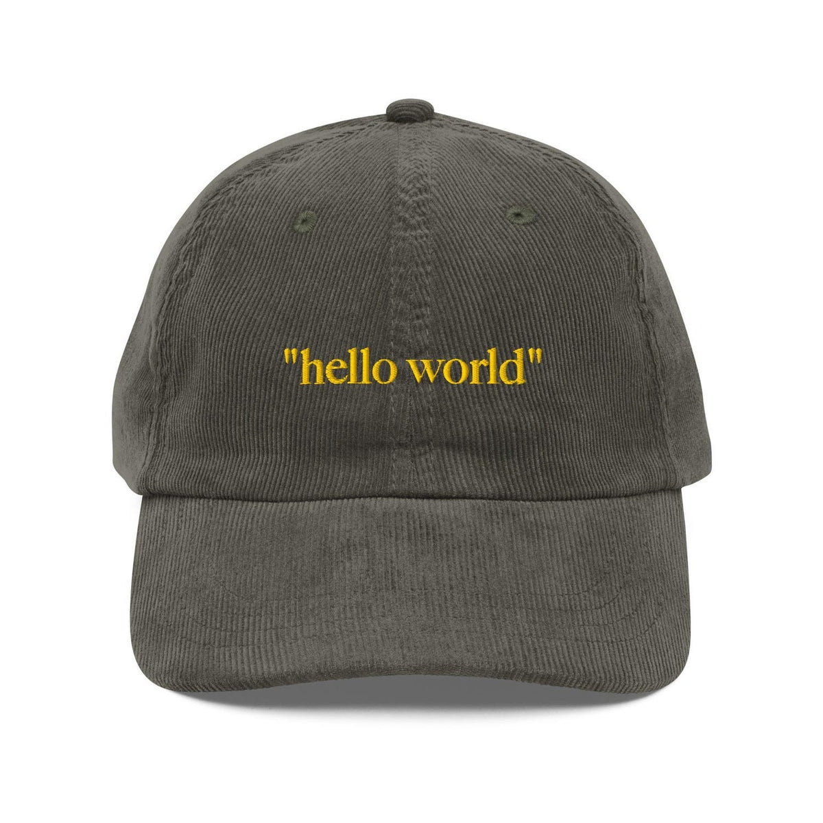 Custom Embroidered Hello World Hat – GatorHats