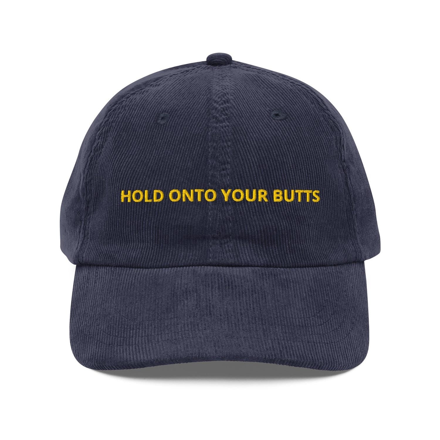 Custom Embroidered Hold On to Your Butts Jurassic Park Hat