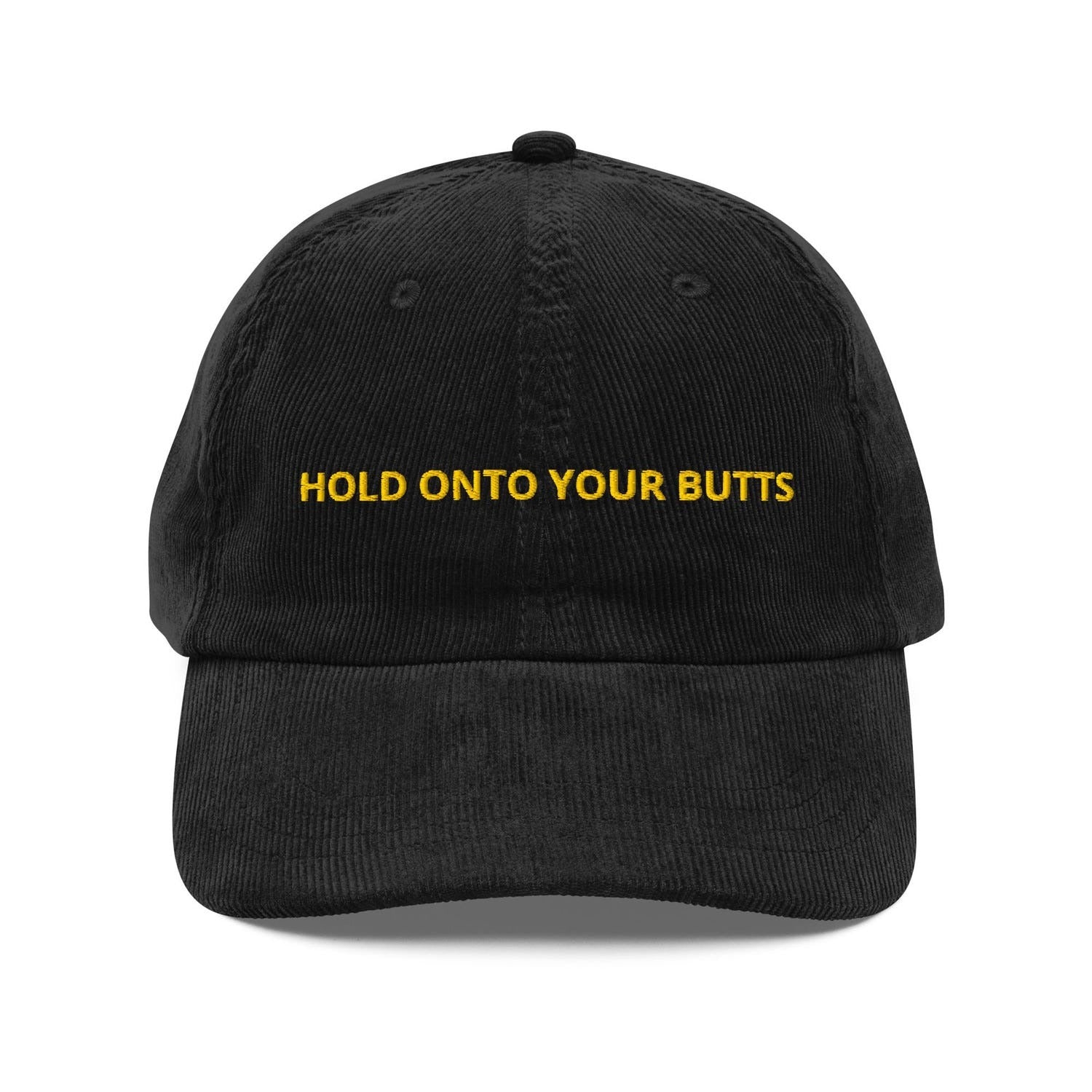 Custom Embroidered Hold On to Your Butts Jurassic Park Hat